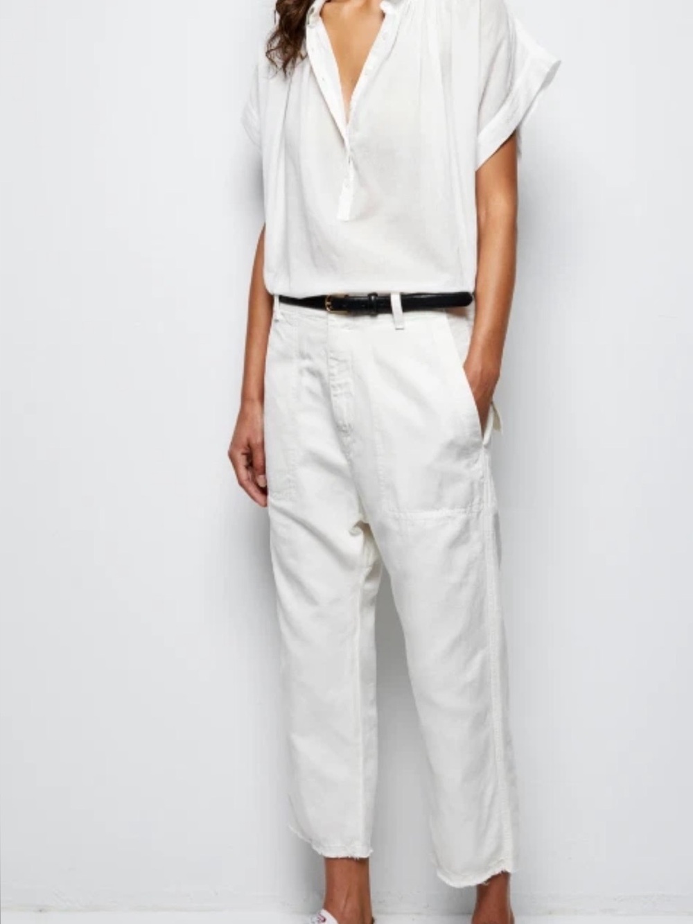 Nili Lotan Luna pant in eggshell.Size 00 but fits like a 2!